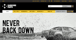 Desktop Screenshot of hardcoreparts.com